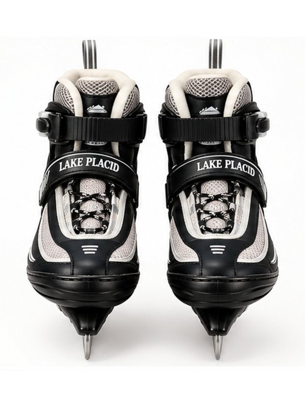 Lake Placid Summit Youth Adjustable Ice Skates Size 5-8 Black LP104BL